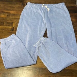 Girls L light blue sweatpants